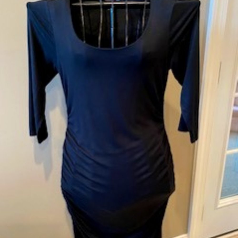 PEA IN THE POD BLACK MATERNITY DRESS SIZE M